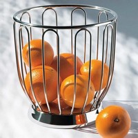 photo citrus-früchtehalter aus poliertem 18/10-edelstahl 2